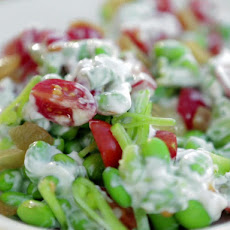 Edamame and Caramelized Onion Salad