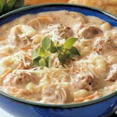 Meatball Mushroom Soup