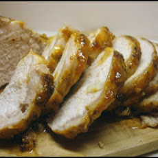 Amazing Mustard-Apricot Garlic Glazed Pork Loin