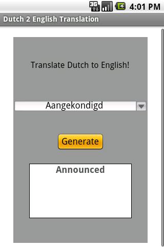 Dutch 2 English Translator