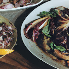 Balsamic-Marinated Radicchio with Fresh Ricotta