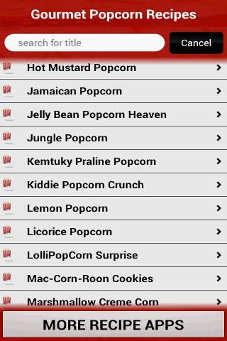 【免費生活App】Gourmet Popcorn Recipes-APP點子