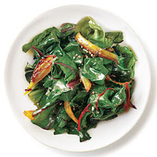 Quick Caramelized Onions Swiss Chard