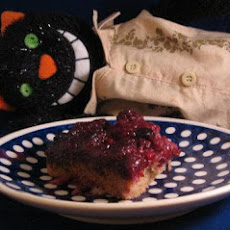 Three Berry Upside-Down Cake