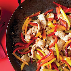 Stir-Fried Honey-Ginger Chicken with Peppers