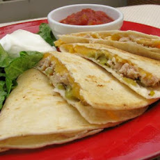 Chicken-Chile Quesadillas