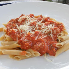 Rigatoni With Sausage and Cream