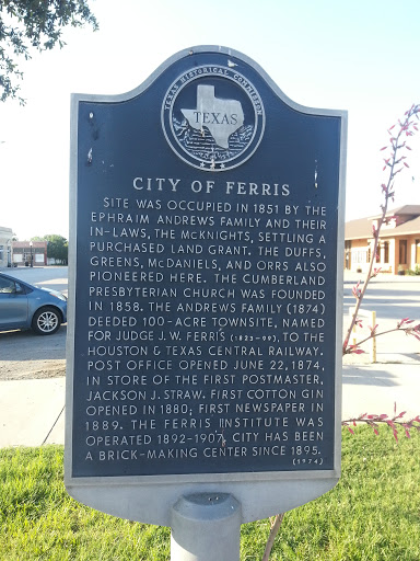 City of Ferris 1851
