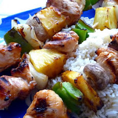Quick & Tasty Hawaiian Chicken Kebabs