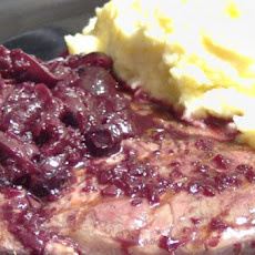 Rib Eye on a Bed of Mascarpone Potato Puree