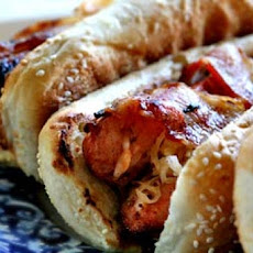 Hot Dogs Stuffed with the Works