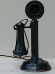 Candlestick Phones - American Electric Dial Blank Candlestick