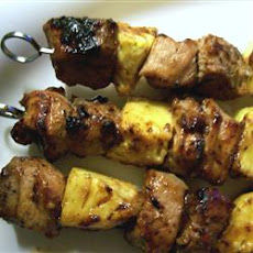 BBQ Teriyaki Pork Kabobs