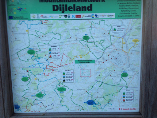 Mountain bike Dijland Map