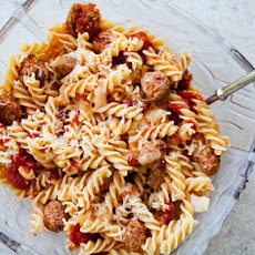 Pasta with Turkey Sausage and Smoked Mozzarella