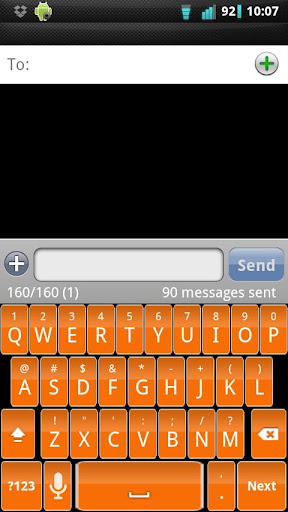 Orange Keyboard Skin