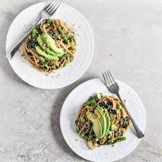 Creamy Pasta Verde with Garlic Brown Butter Breadcrumbs