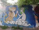 Mural La Mujer Y El Tigre