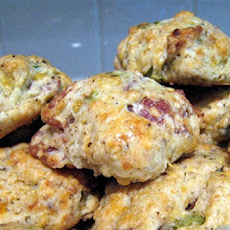 Apple-Smoked Bacon and Cheddar Scones