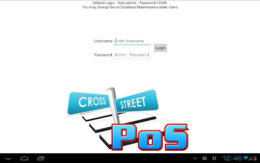 CrossStreet Point of Sale DEMO