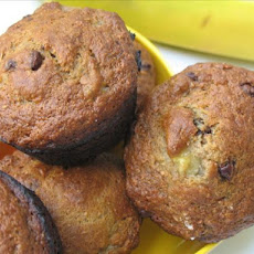 Totally Decadent Banana-Chocolate Chip Muffins (Light)