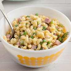 Macaroni Salad with Dill and Ham