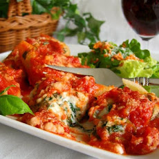 Spinach Stuffed Pasta Shells