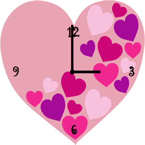 Pink Love Heart Clock Widget.apk 1.1