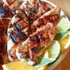 Marinated Chipotle Grilled Chicken with Cilantro Lime Dipping Sauce