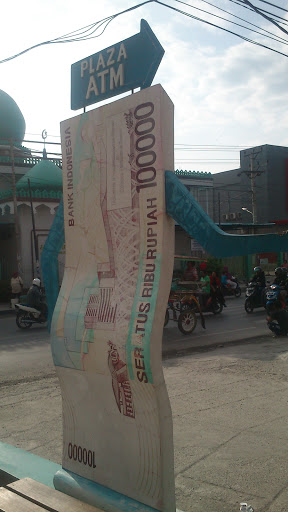 Plaza ATM Money Statue