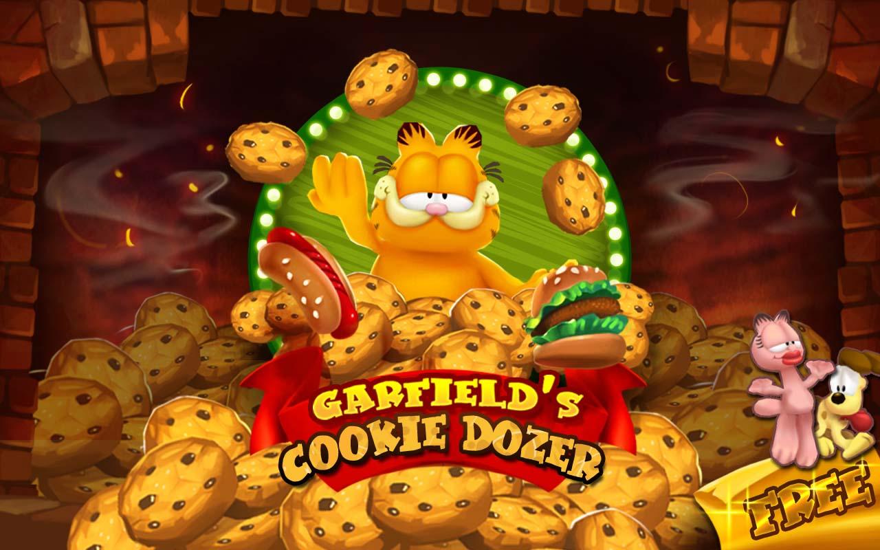 Android application Garfield Cookie Dozer screenshort