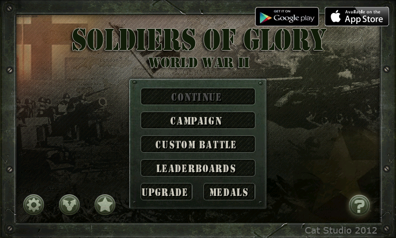 Android application Soldiers of Glory: World War 2 screenshort