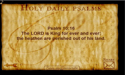 【免費書籍App】Holy Daily Psalms-APP點子