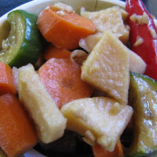 Flash Korean Japanese Style Cucumber and Daikon Pickles