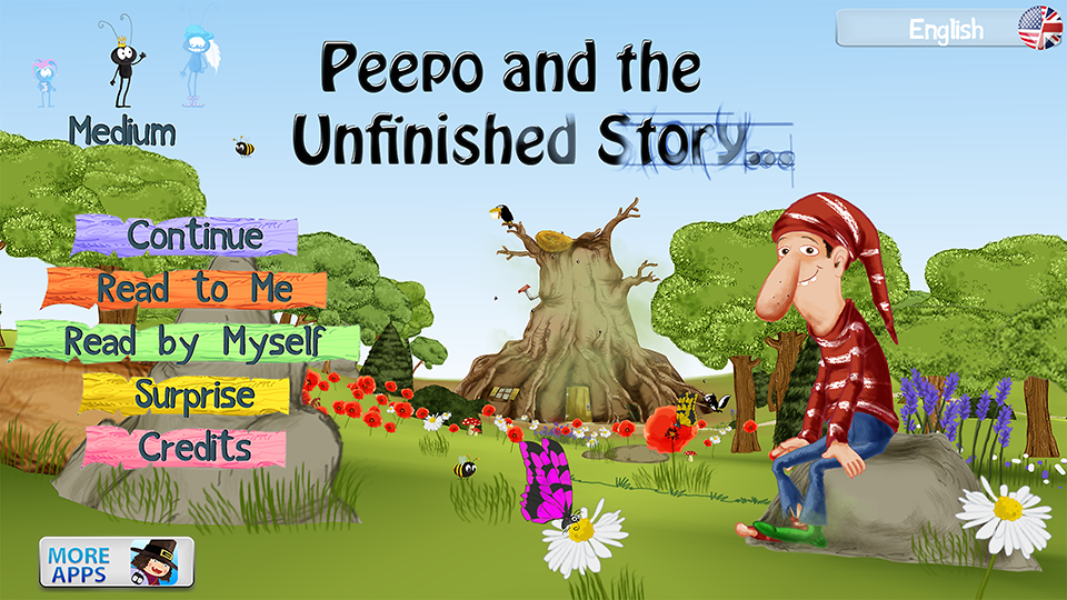 Android application Peepo and the Unfinished Story screenshort