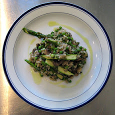 Mushroom and Asparagus Risotto