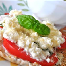 Ricotta and Tomato Sandwich
