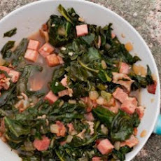 Pork Powered: Collard Greens With Ham And Bacon Recipe