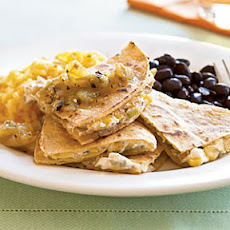 Goat Cheese and Roasted Corn Quesadillas