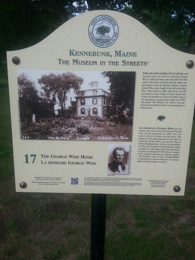 Kennebunk: The George Wise Home