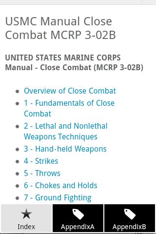 Marine Corps Close Combat