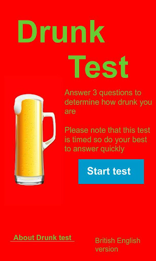Drunk Test