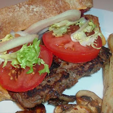 Hamburger for One Person