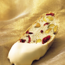 Holiday Biscotti with Cranberries and Pistachios