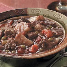 Baked Beef Stew (tapioca and marjoram)
