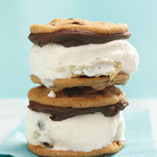 Chocolate Chip Cookie Ice Cream Sandwiches