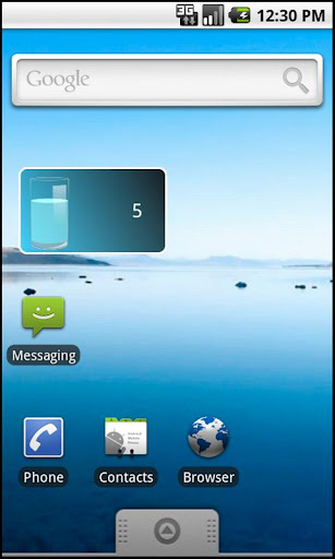Water Counter Widget