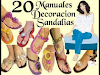 20 Manuales De Decoracion De Sandalias Y Cholas P