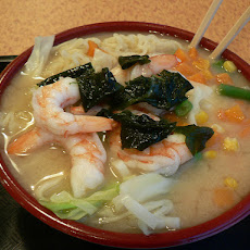 Ramen and Shrimp Soup