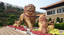 佛陀紀念館-禮敬大廳獅子雕像